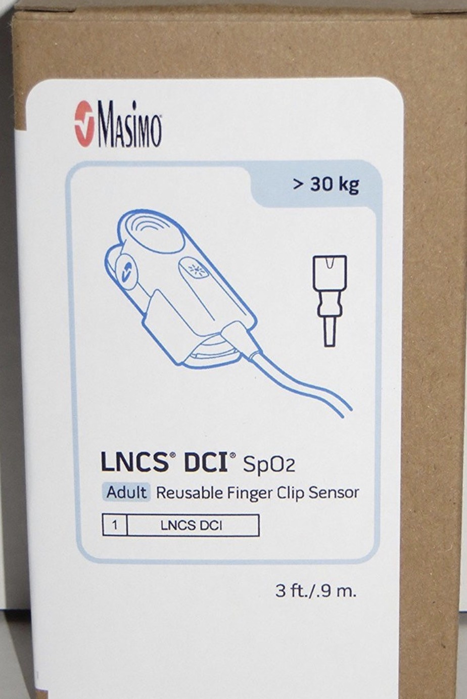 Masimo LNCS DCI Adult Reusable SpO2 Sensor - REF 1863 NEW