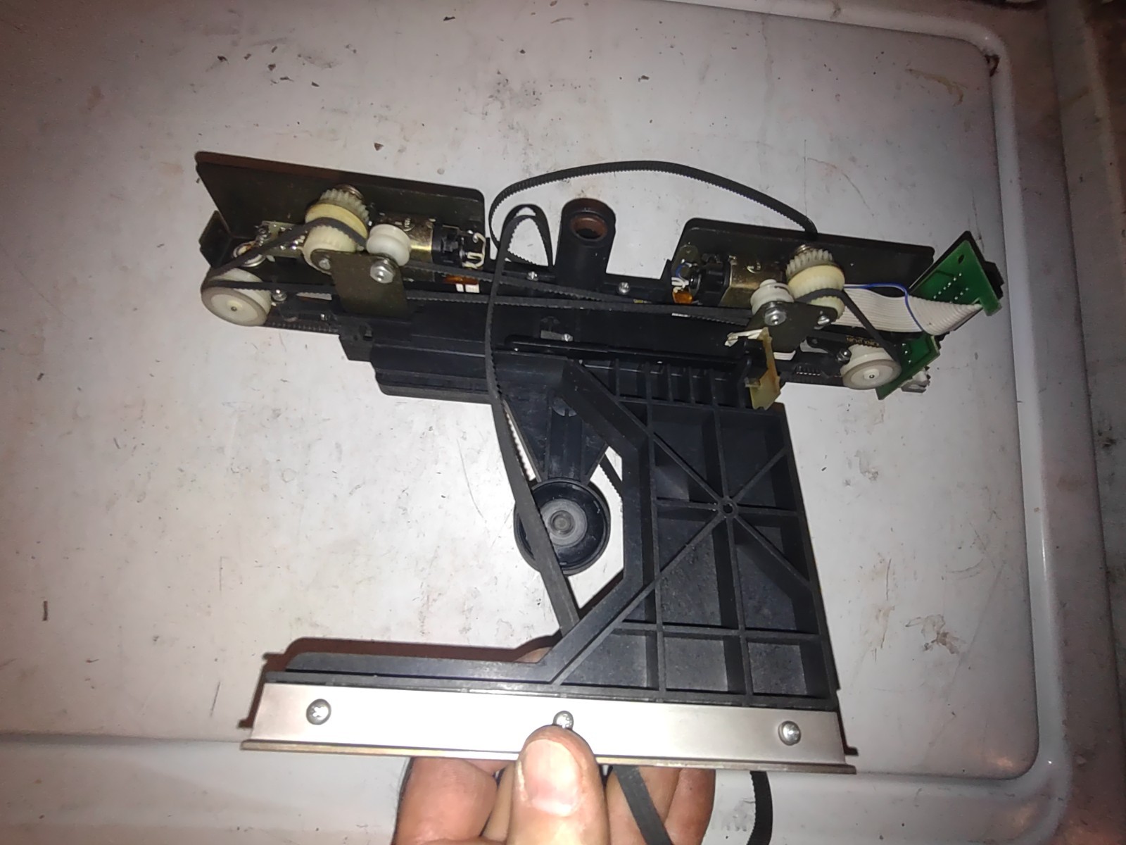 nsm arcade jukebox title page unit disk changer parts #14