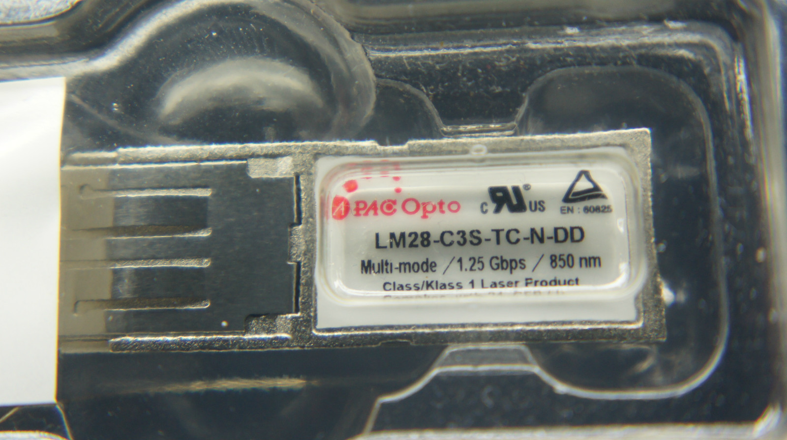 New APAC APTO LM28-C3S-TC-N-DD 7SM-000 5410-022 Multi-Mode 1.25 Gbps 850nm GigE