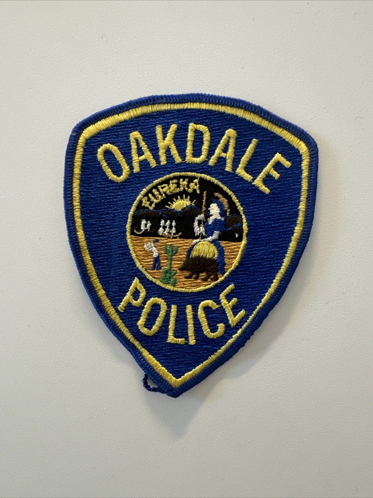 RARE Oakdale Eureka Police Patch OBSOLETE