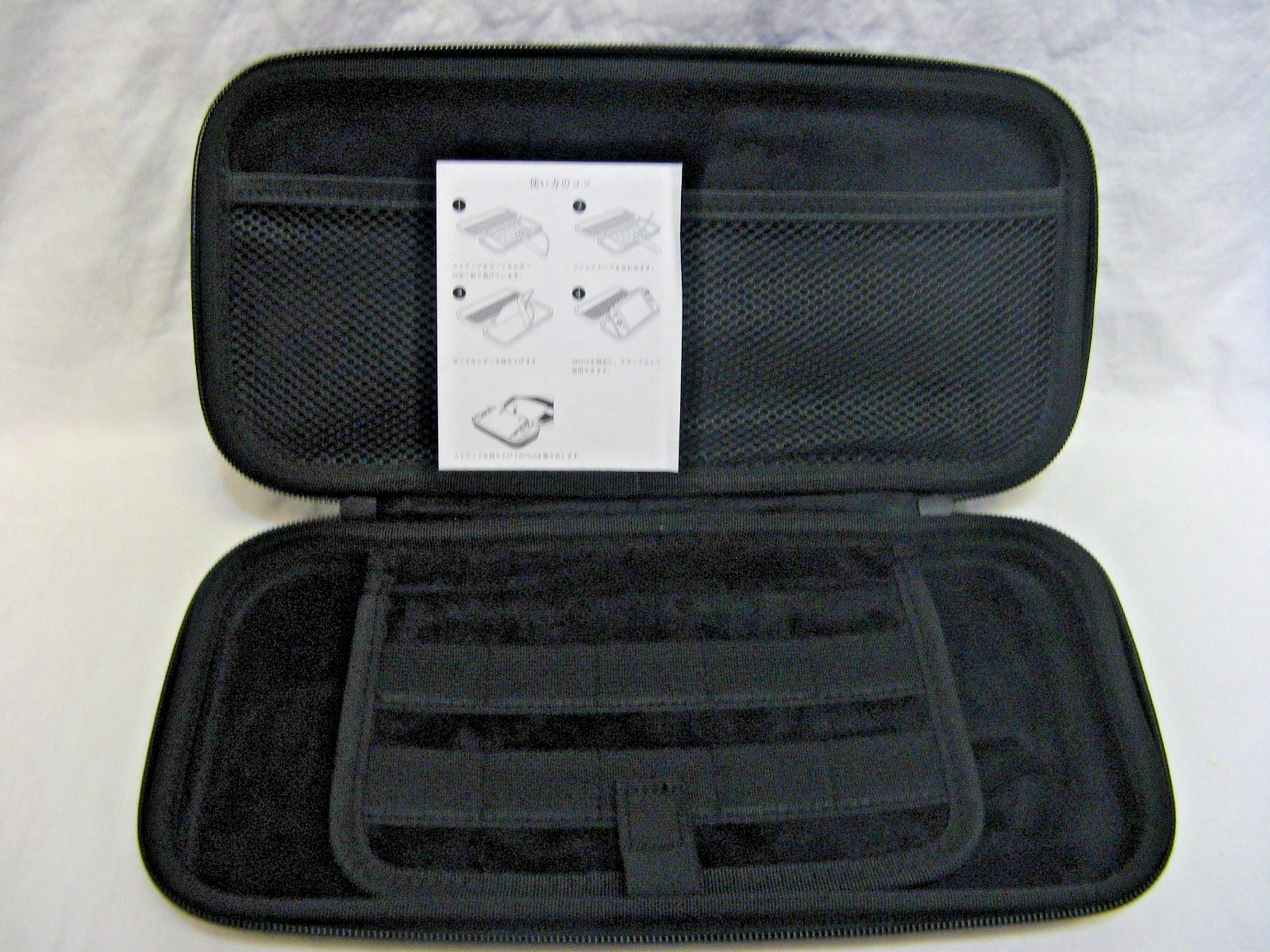 Black Soft-sided Switch 2 Carrying Case with 10 Game Storage Accessory Pocket