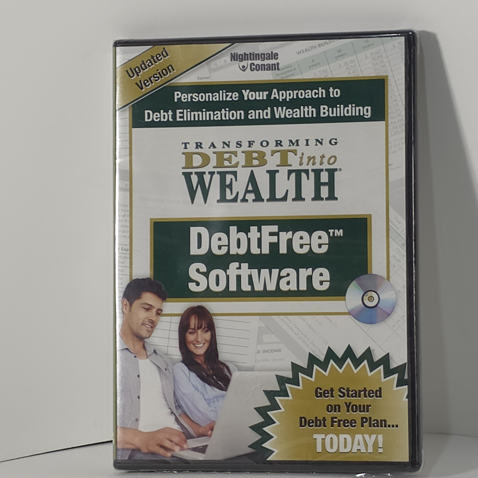 Nightingale Conant DebtFree Software Transforming Debt Into Wealth PC CD-ROM New