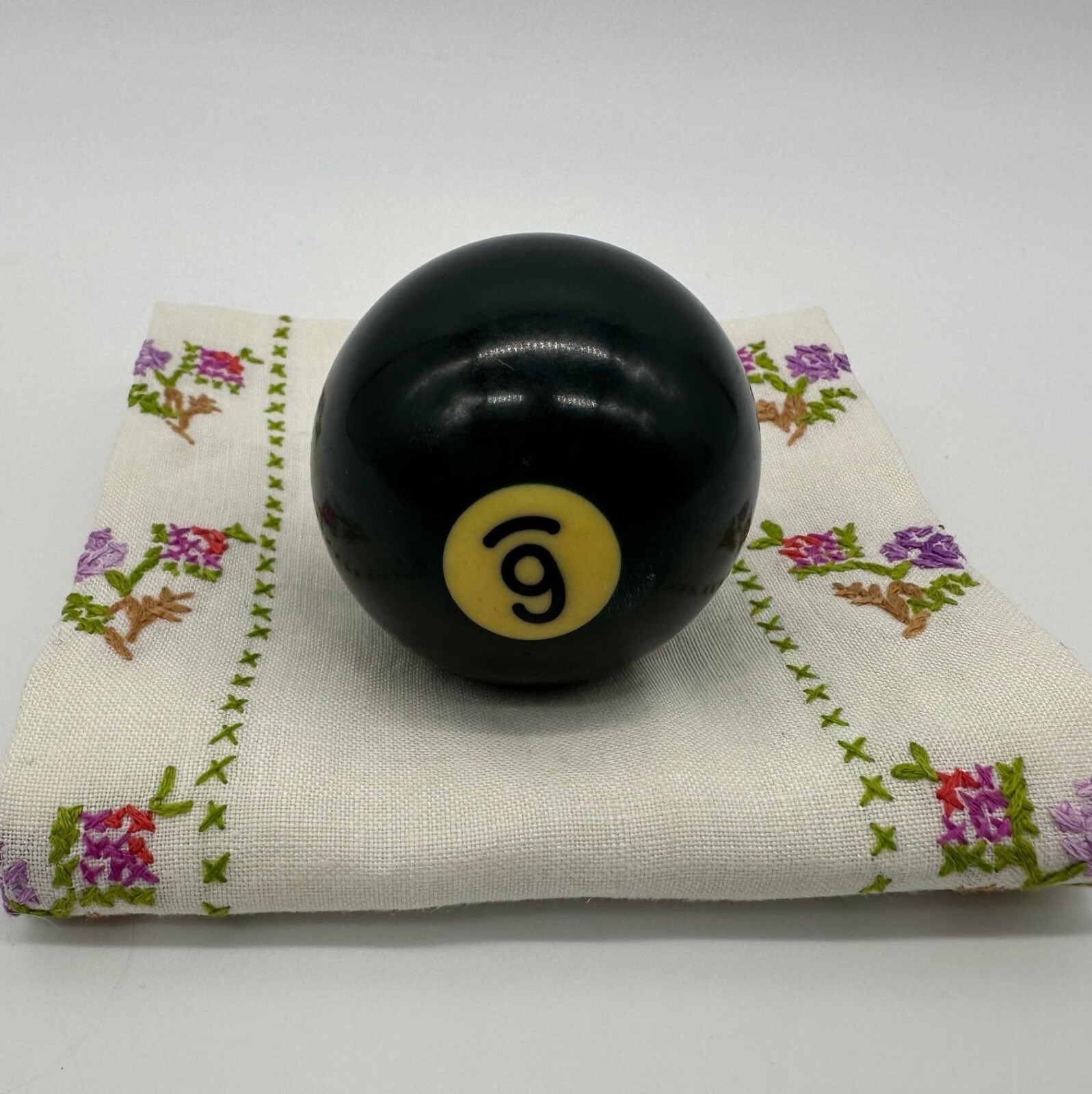 Vintage Billiard Ball Pool 6 Solid Green Replacement Table Game Man Cave Decor