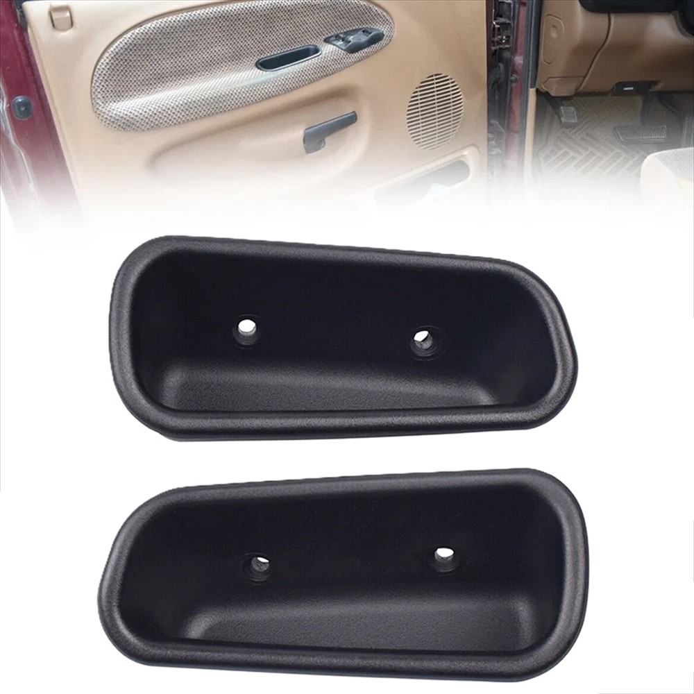 1 Pair For 1994-2001 Dodge Ram 1500 2500 3500 Front RH+LH Door Pull Handle Cup