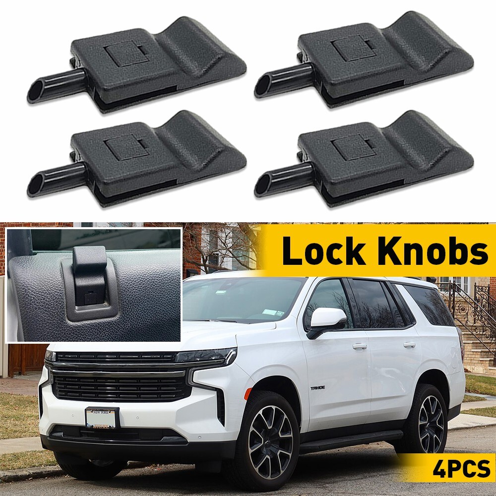 For Chevrolet GMC Silverado Tahoe Suburban Avalanche Interior Door Lock Knob Tab
