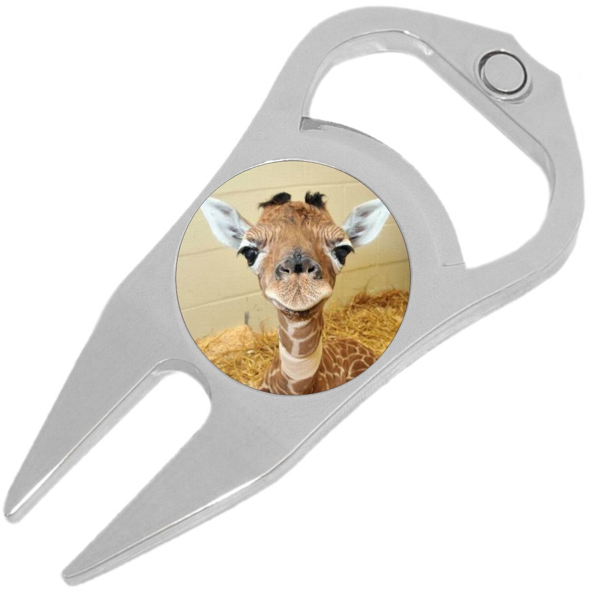 Baby Giraffe Golf Ball Marker Divot Repair Tool Bottle Opener