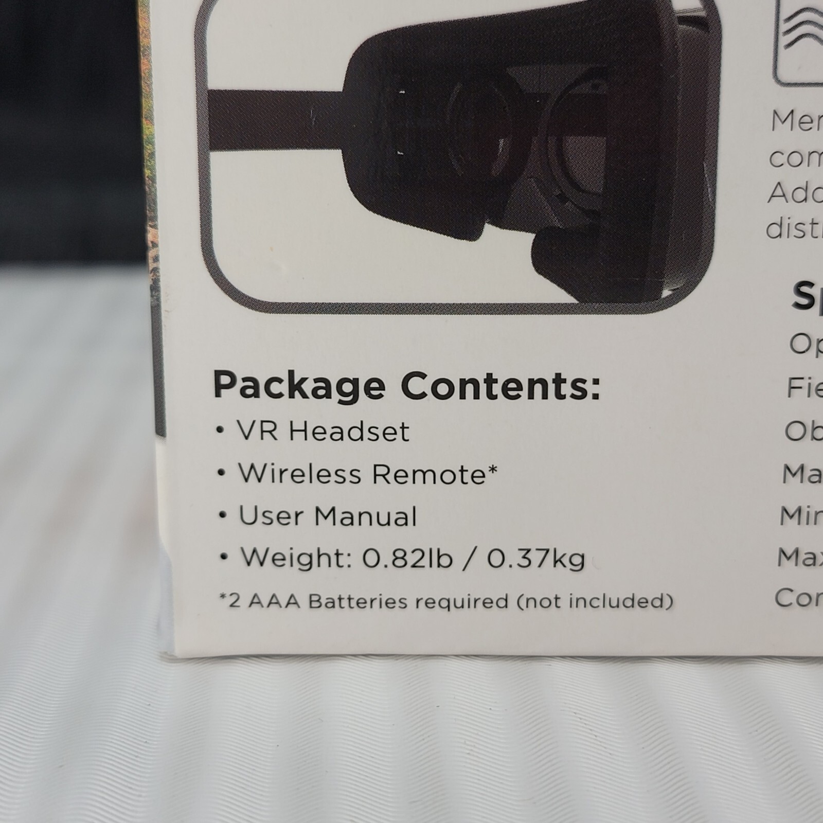 Cynoculars Virtual Reality 3D Headset Wireless - Gaming Remote Compatible