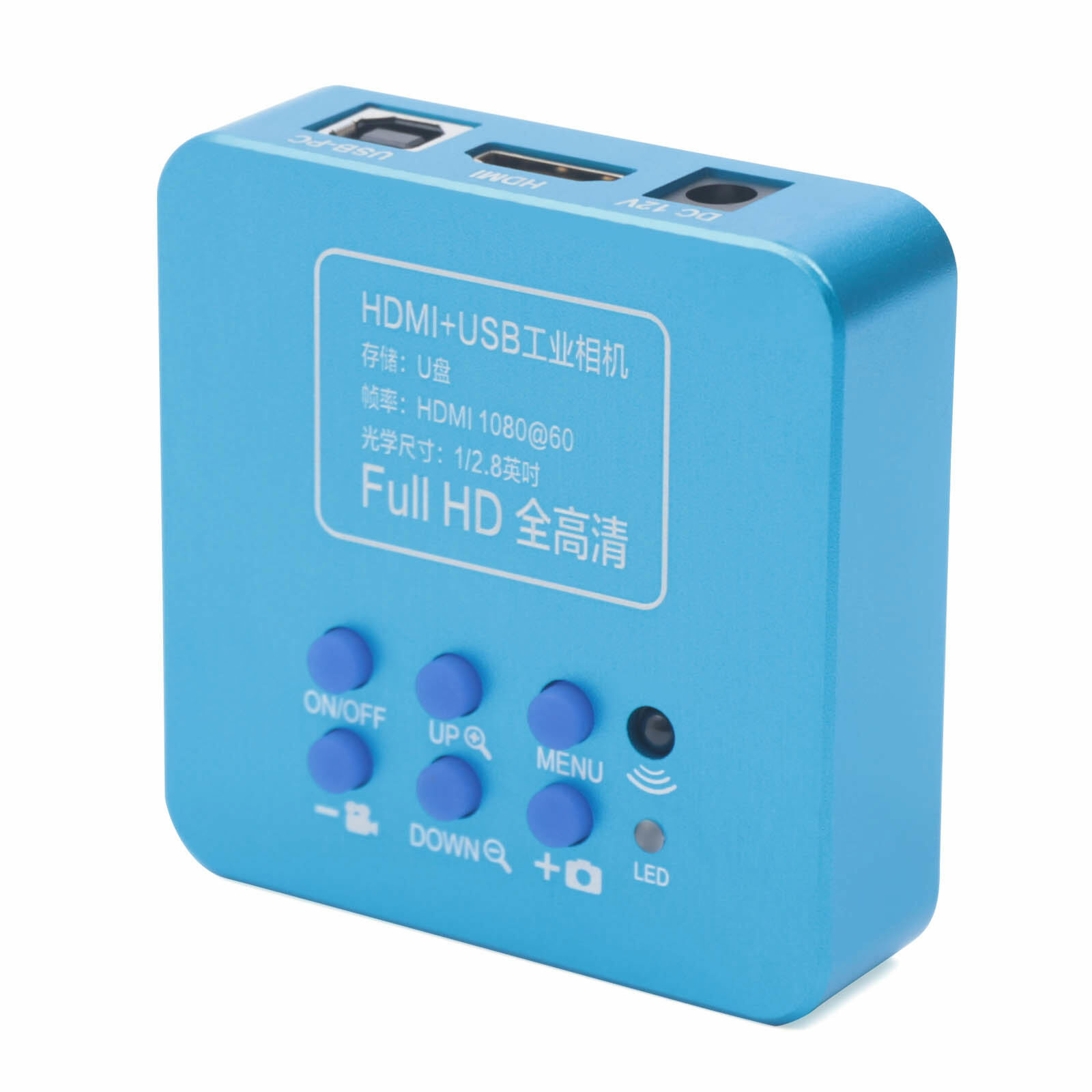 HD 1080P USB Industrial Digital Electronic Video Microscope Camera HDMI 60FPS