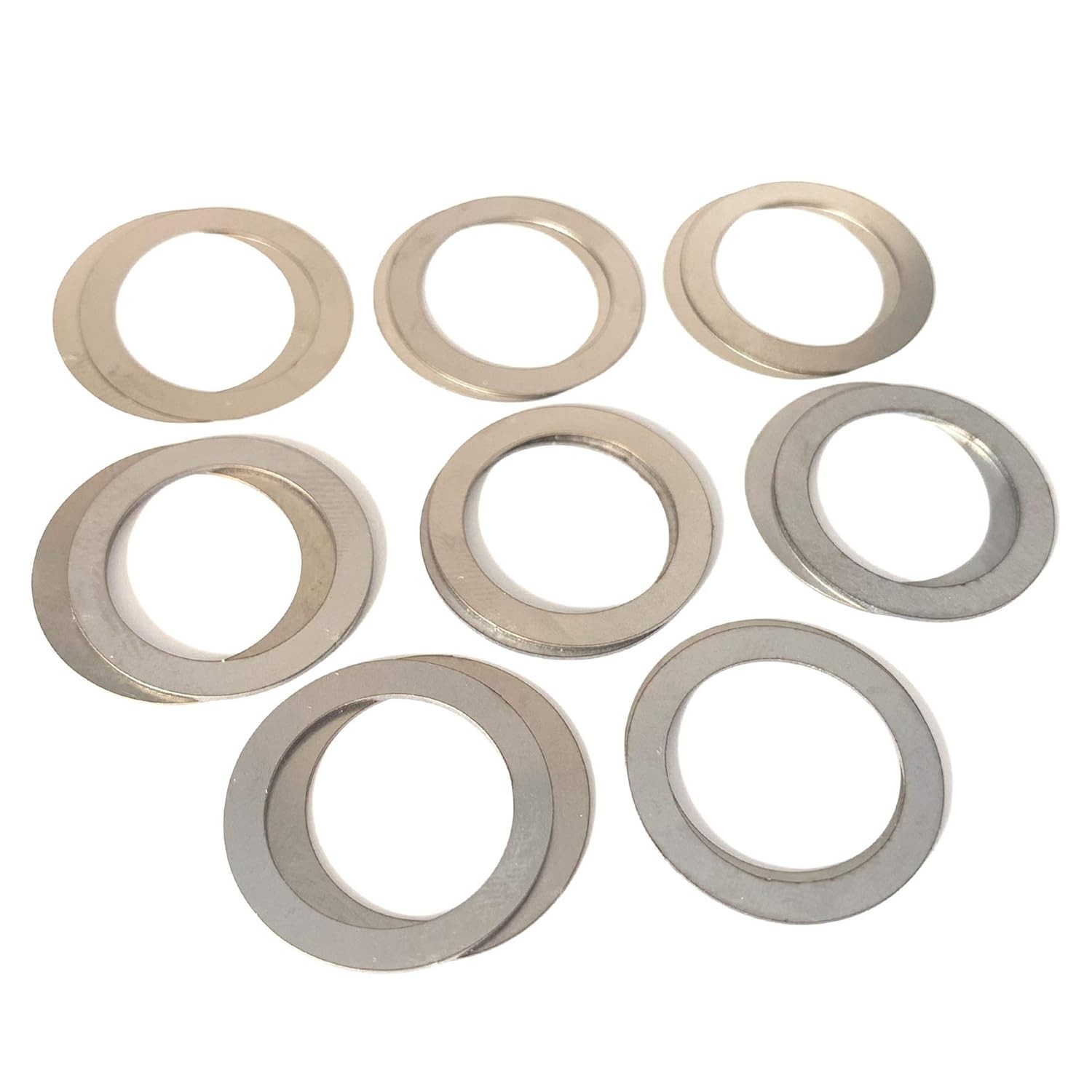 Polished Stainless Steel Shim Kit 5/8-24: Complete Alignment Solution
