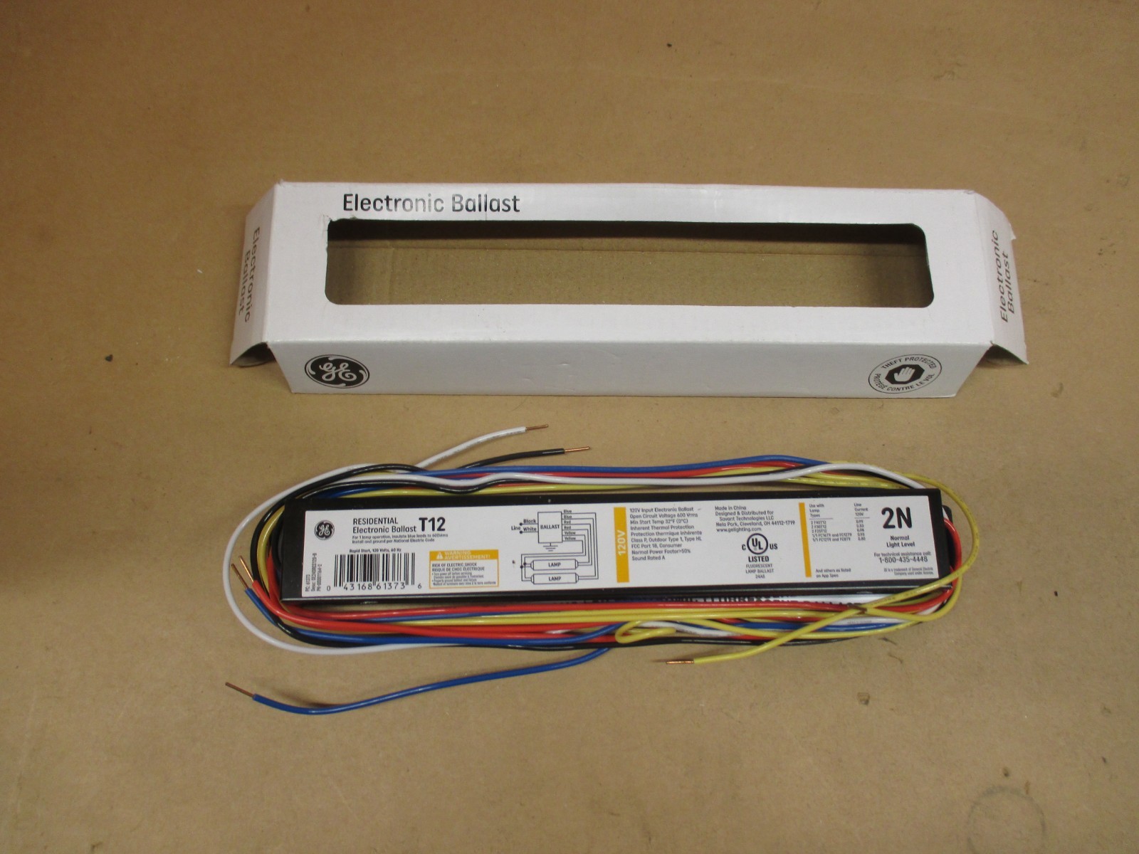 GE240RES120-B GE ELECTRONIC BALLAST T12 120V NEW