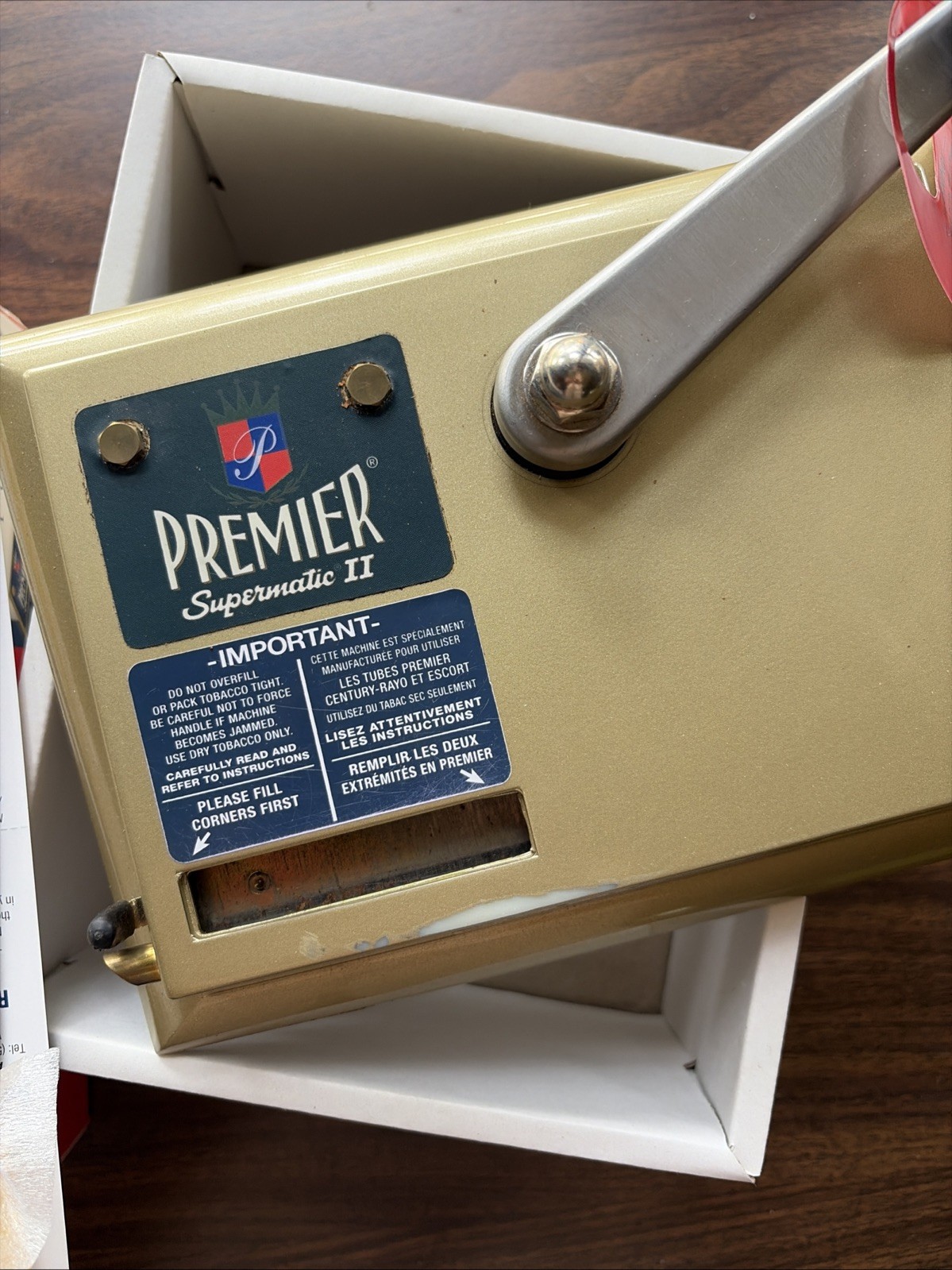 Premier Supermatic II Cigarette Making Machine. New