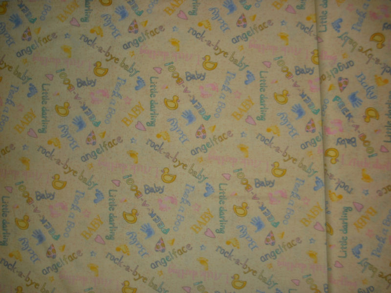 HOFFMAN LULLABABIES on Cream QUILT FABRIC