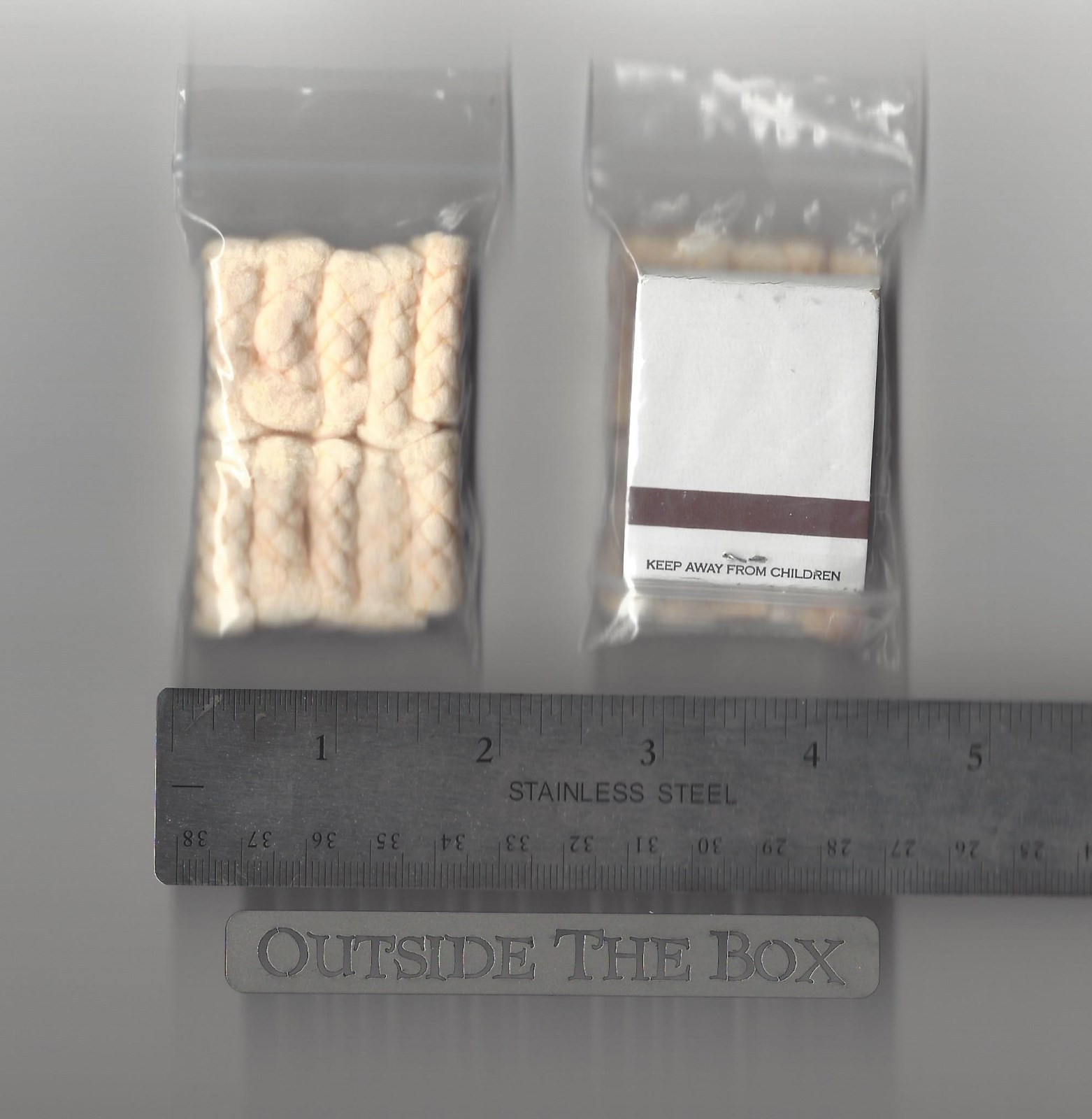 (10) Spark-Lite TINDER-QUIK  FIRE TABS, MILITARY ISSUE Firestarter WITH Matches