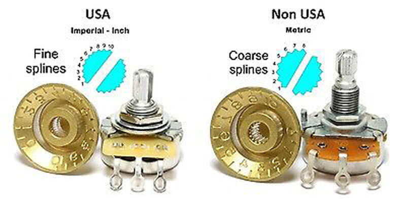 Clear/Transparent LP Bell Knobs Top Hat Knobs White Number for Gibson Les Paul