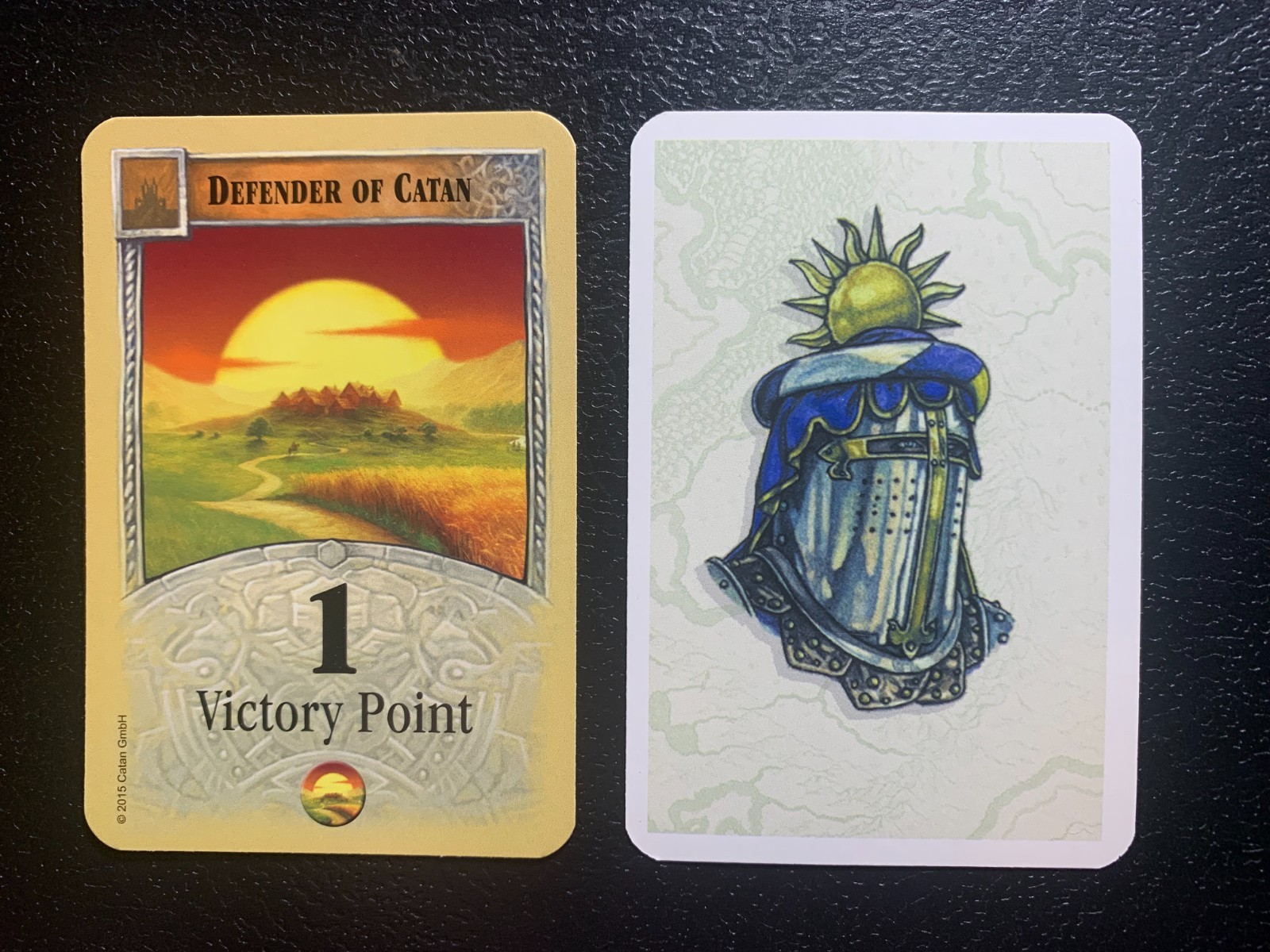 CATAN EXPANSION   Cities and Knights    DEFENDER OF CATAN    Victory Point CARD