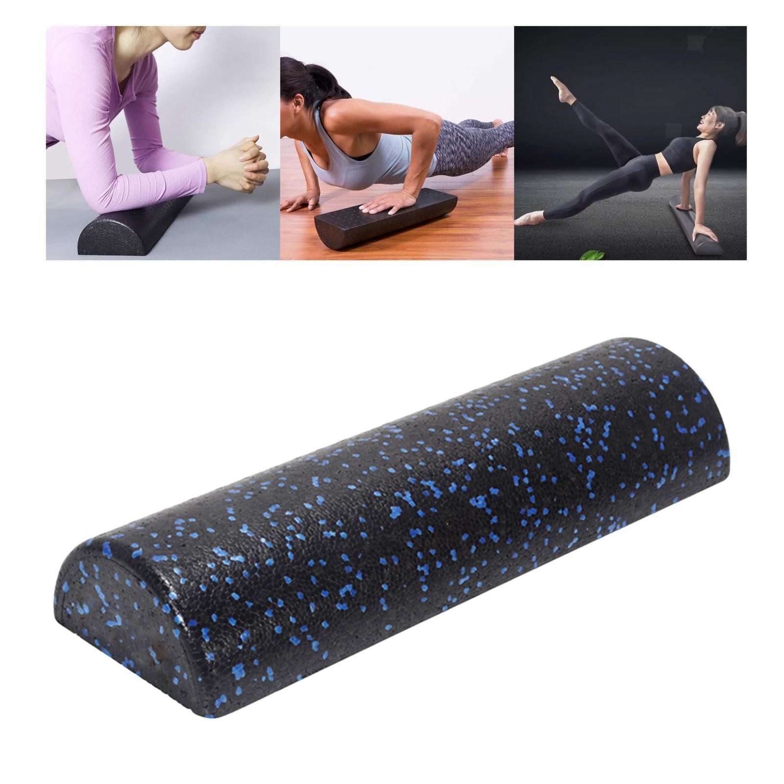 Half Round Foam Roller Neck Yoga Column Exercise Practical Home Pilates Gym