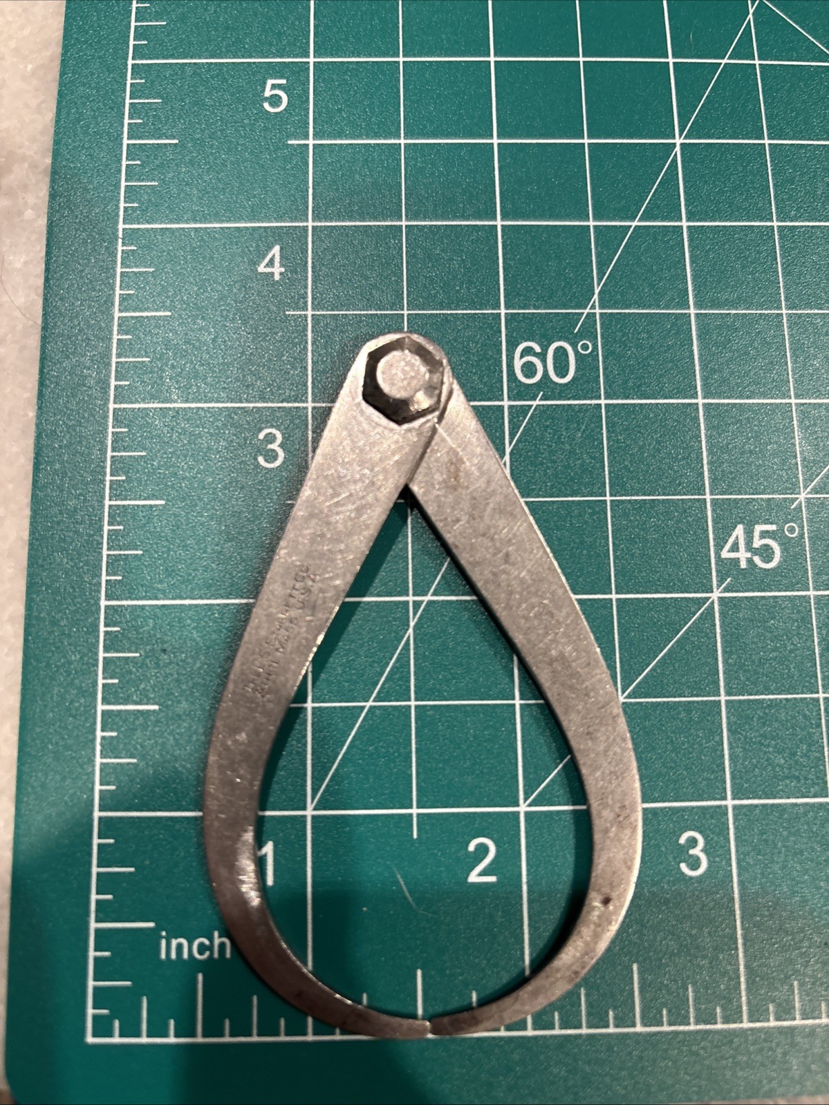 Starrett 26 Outside Caliper, 3" Size, Flat Leg