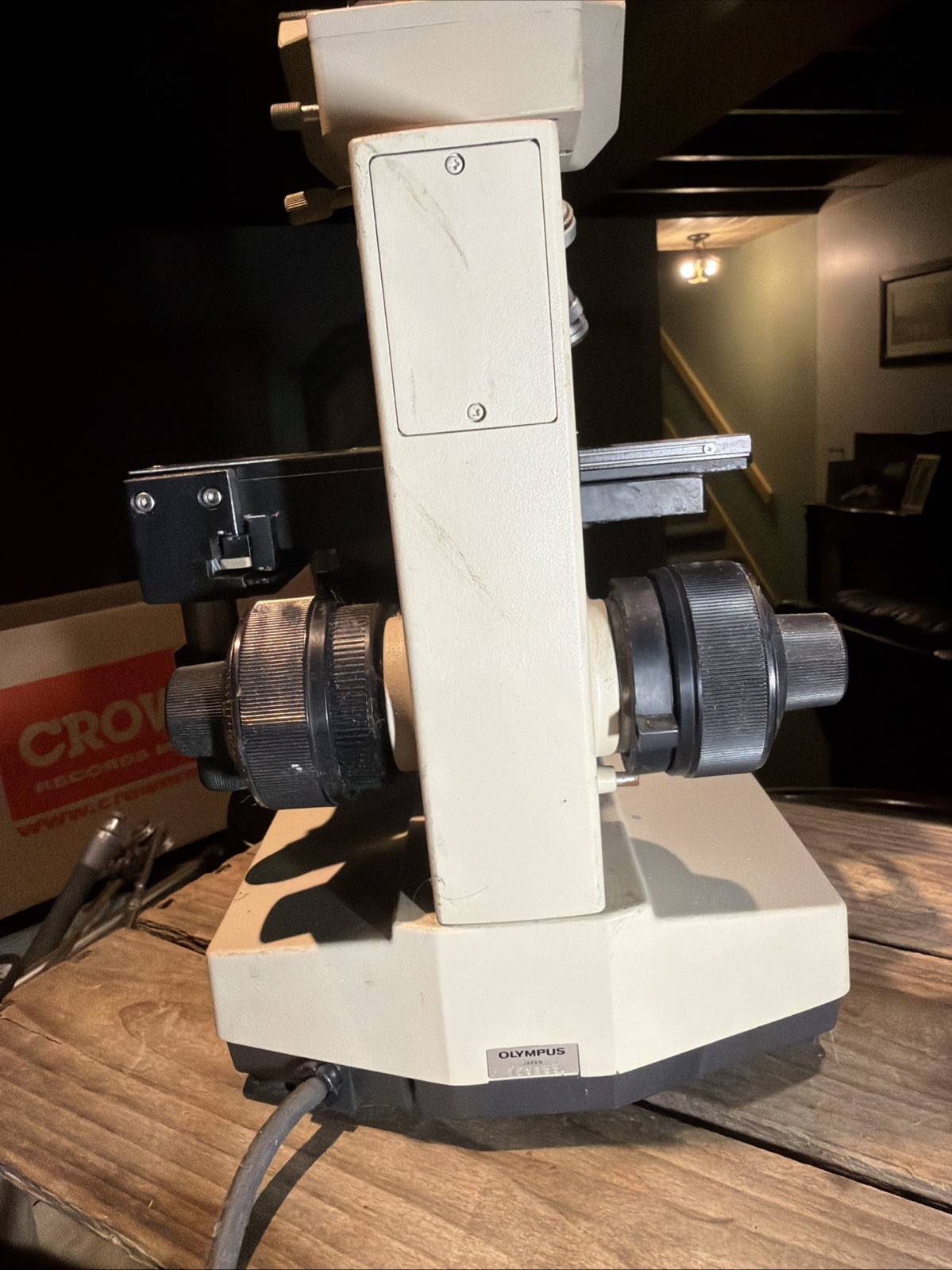 Vintage Olympus CHA Binocular Microscope - Tested Working - Japan - Lab Grade