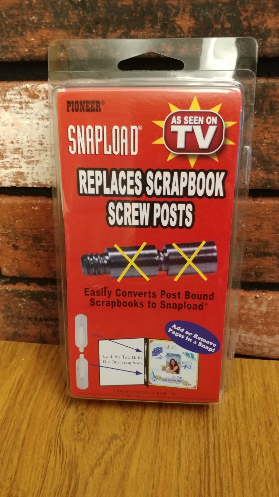 Pioneer Snapload Retrofit Kit For Post Bound Albums “As Seen On TV”