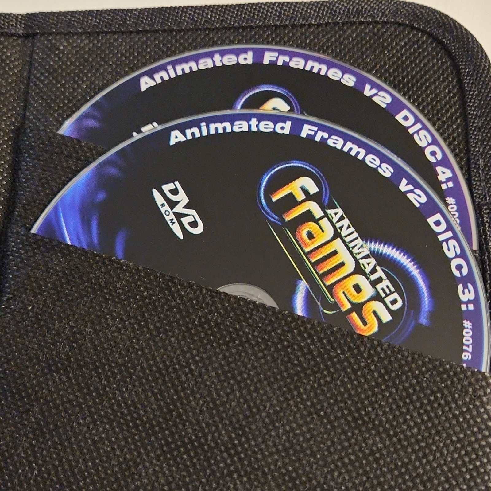 Digital Juice Animated Frames V2 DVD Set Disc 1-4 w/ Zipper Case