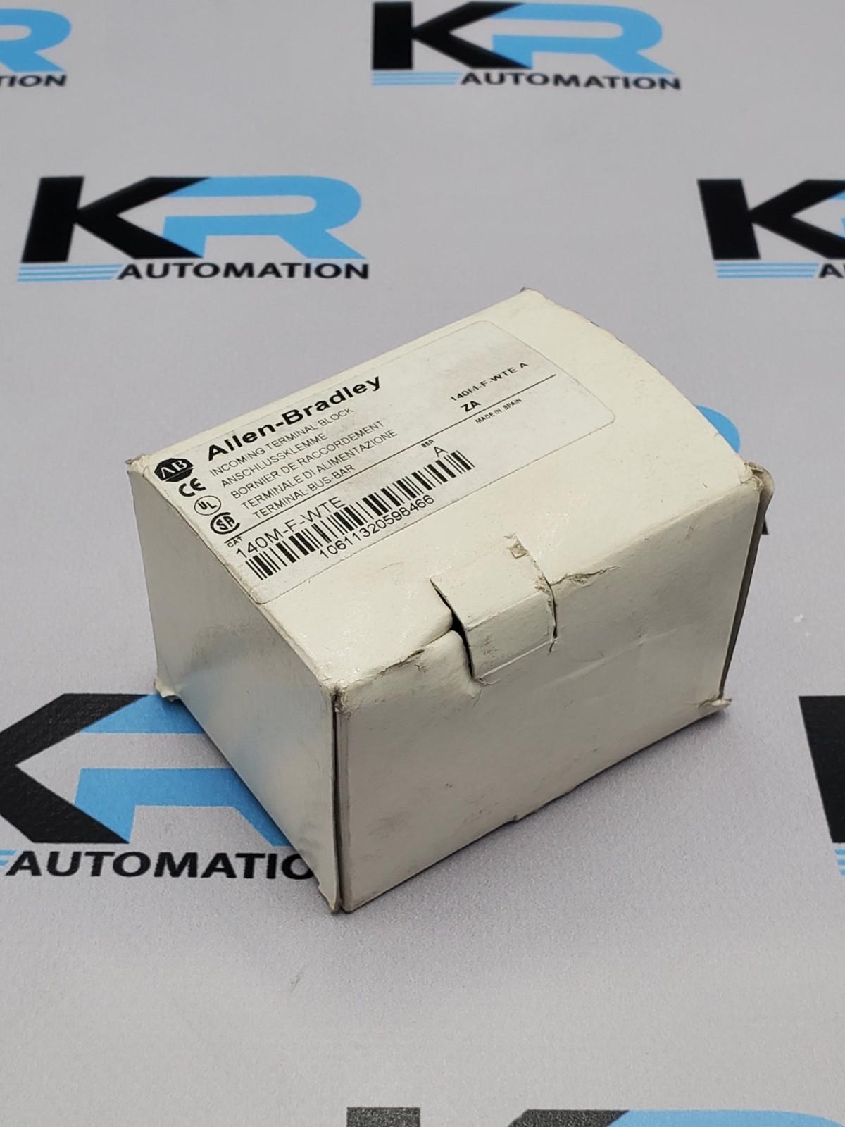 *LOT OF 2* Surplus Pre-Owned Allen Bradley 140M-F-WTE Compact Bus Feeder