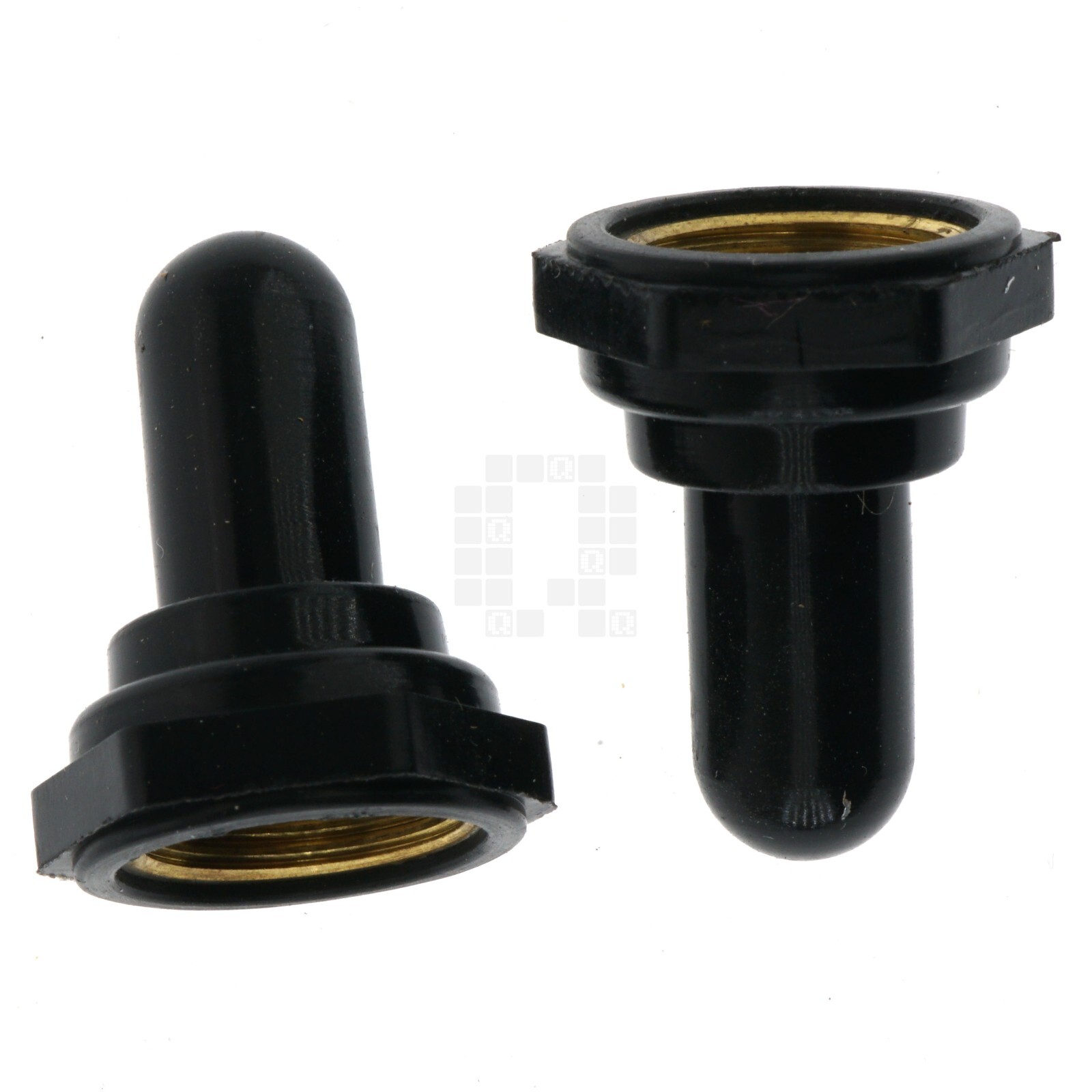 Gardner Bender GSW-20 Black Toggle Switch Cover, 2 Pack, EPDM Rubber