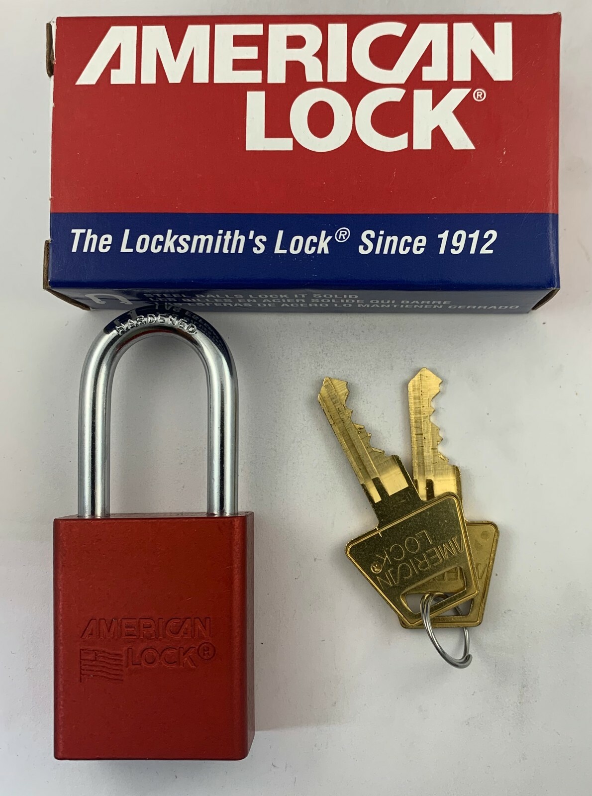 American Padlocks A1106 Rekeyable , 1 1/2 in shackle length