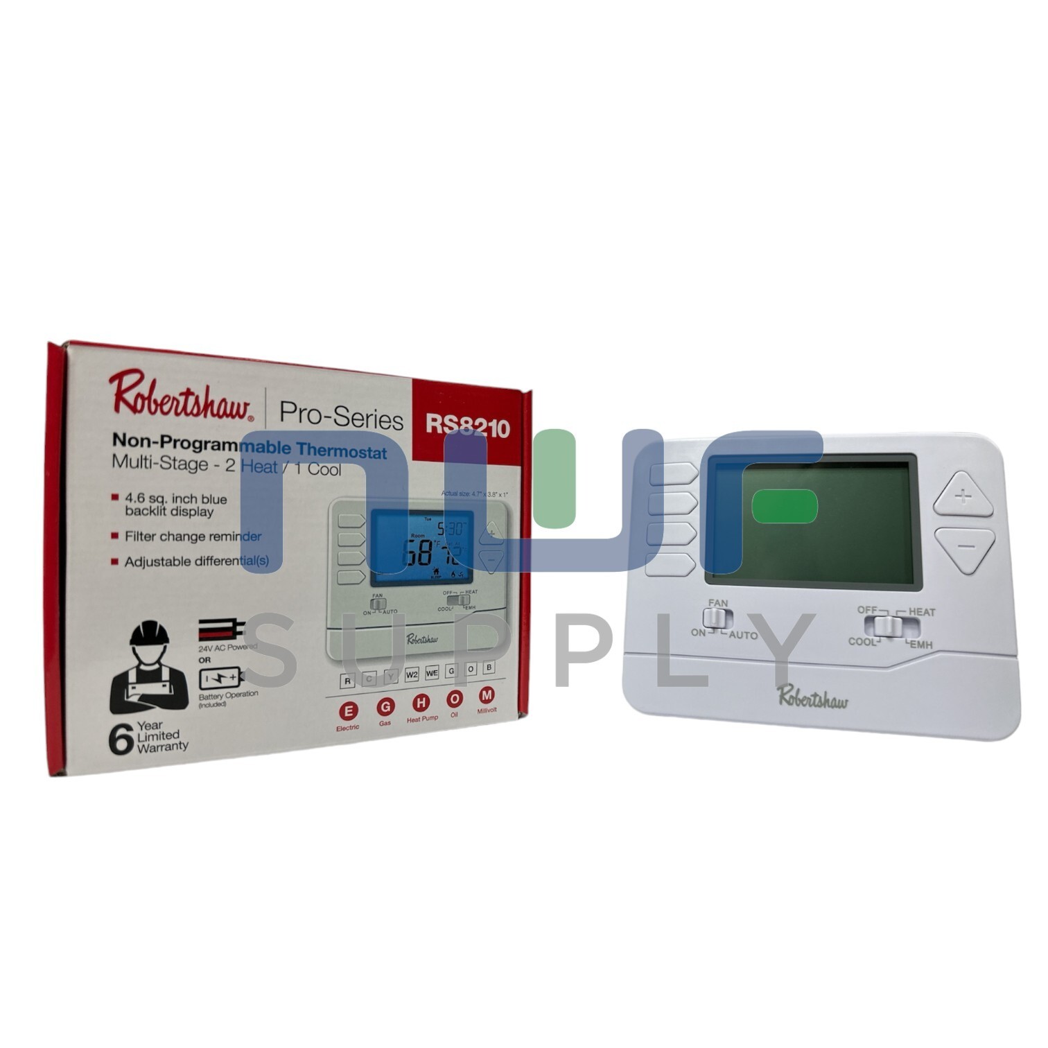 RS8210 Pro-Series Non-Programmable Wall Thermostat