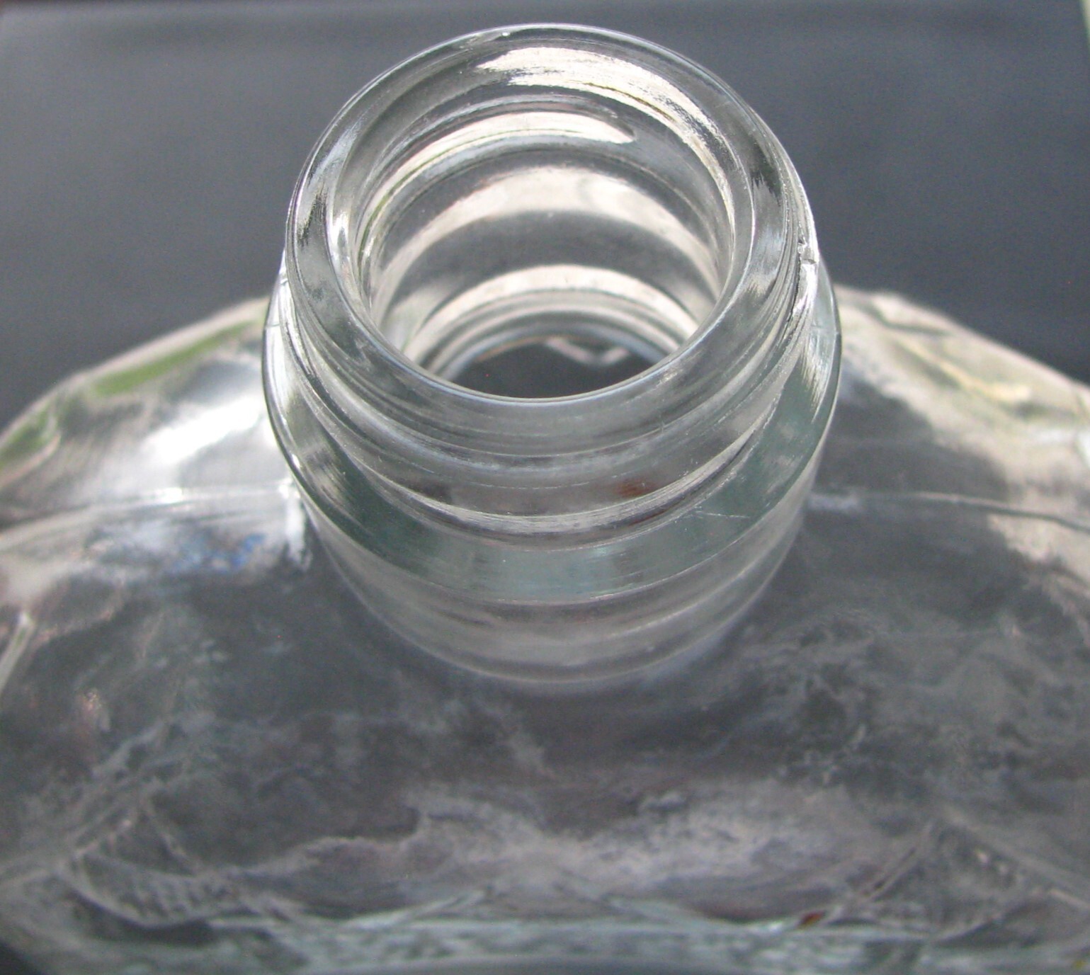 1937 Rectified Liquor Bottle, Flask Style