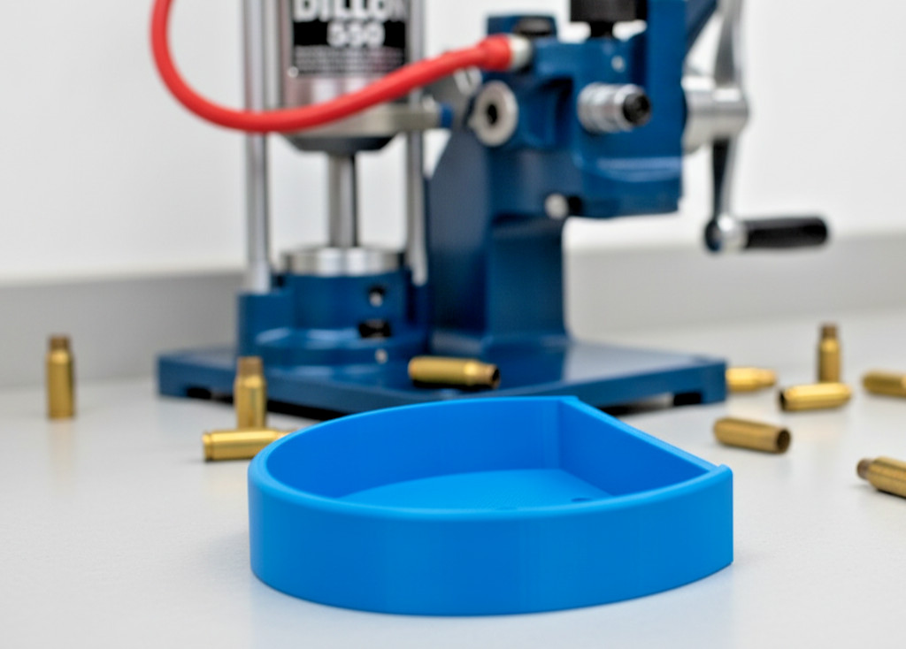 Large Capacity Dillon Bullet Tray & Bracket Holder Adapter Arm - Blue - NEW