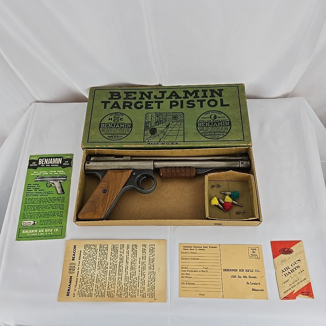 Benjamin Super Single Shot Target Pistol #132 Untested