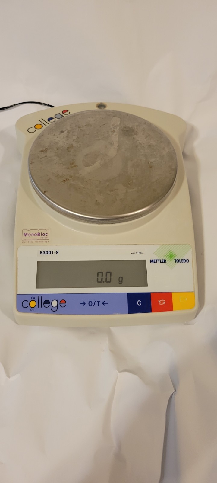 Mittler Toledo MonoBloc College B3001-S Scale Balance 3100g Max Weight