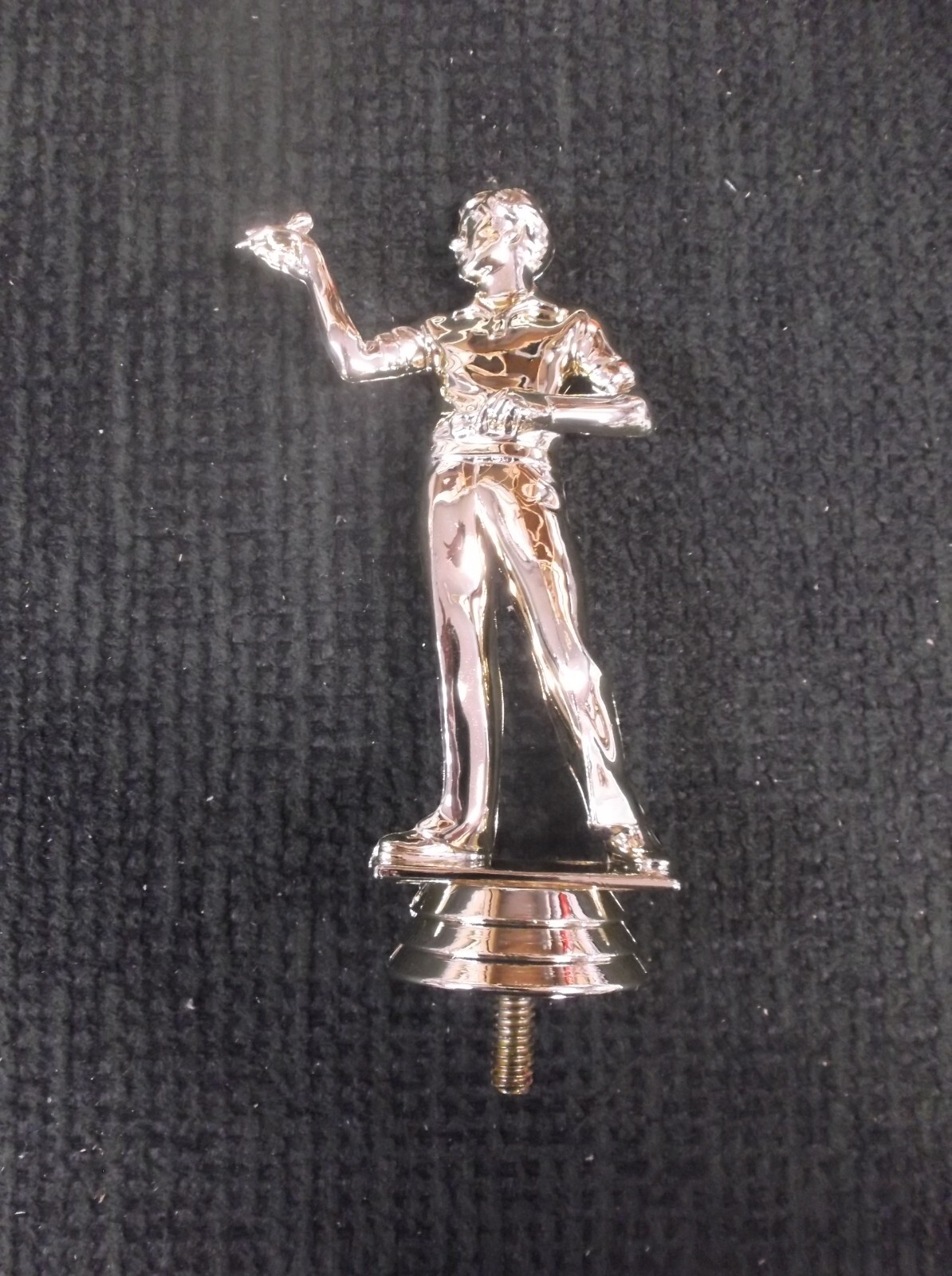lot of 17 tall gold male dart trophy parts 5" tall PDU 5001-G