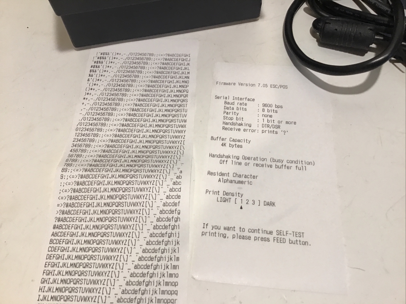 Epson Micros TM-T88III M129C Thermal Receipt Printer Parallel Port - Black