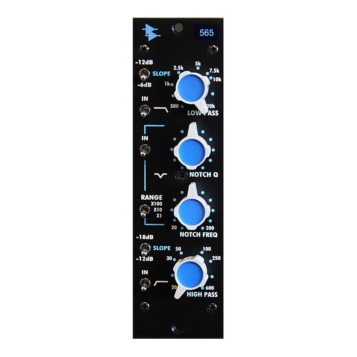 API 565 500 Series Discrete Filter Set Bank Equalizer Module