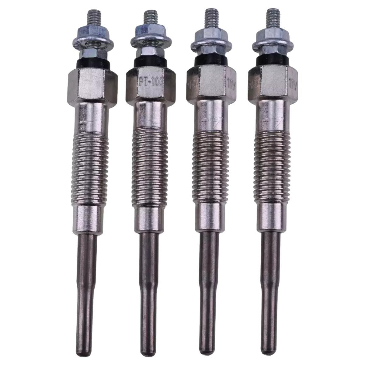 4X Glow Plug 19850-UC010 for Toyota Engine 1DZ 3Z 15Z Forklift 5FD10 5FD30 7FD10