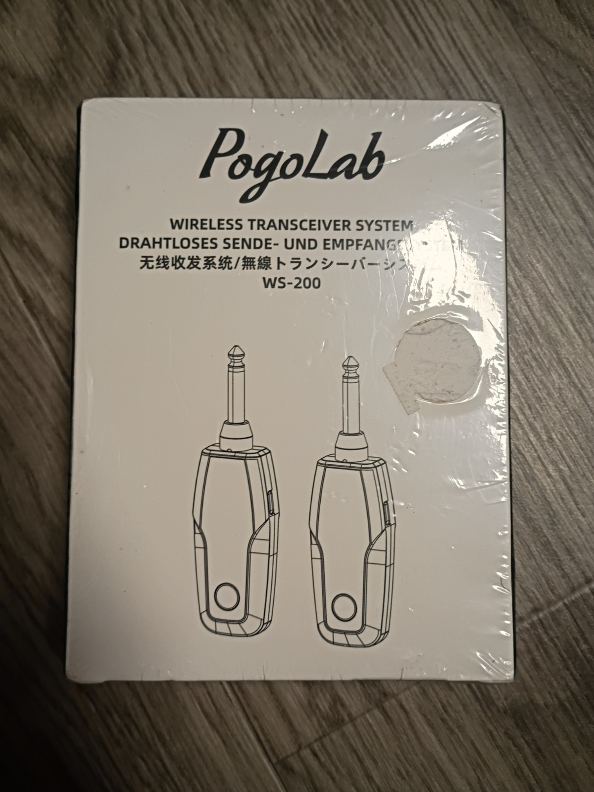 PogoLab Wireless Transceiver System WS-200 Dark Gray New Sealed