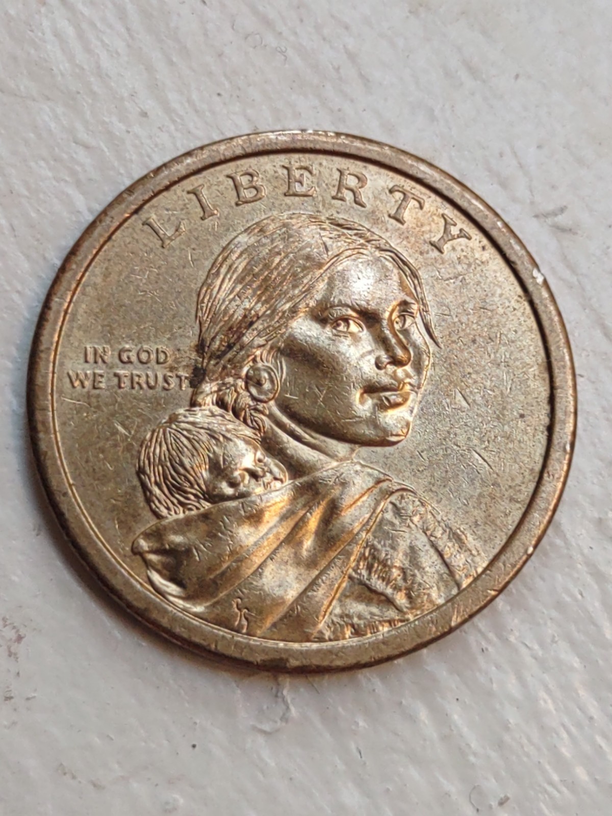 2010P Dollar Coin Great Law Of Peace Circulated