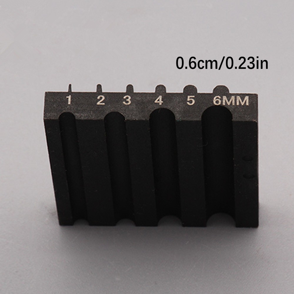 1Pc Steel Double Side Repair Tool Thinner Edge Skiving Tool Leathercraft Tool mm
