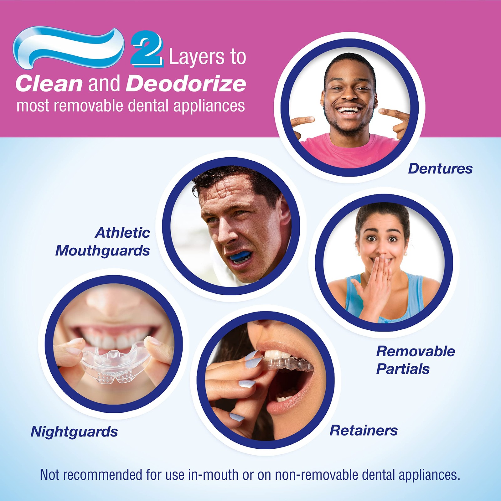 Fresh 'n Brite Denture Cleaning Paste, 3.8 Ounce (Pack of 3)