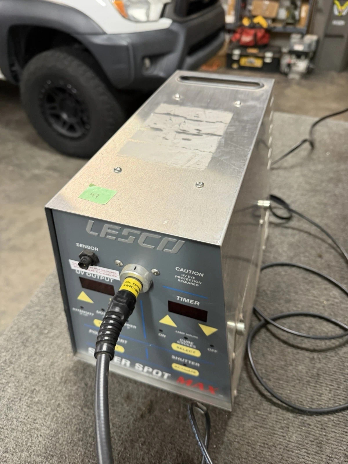 Lesco VSM3002 Super Spot Max UV Curing System with Lite Pipe & Foot Switch