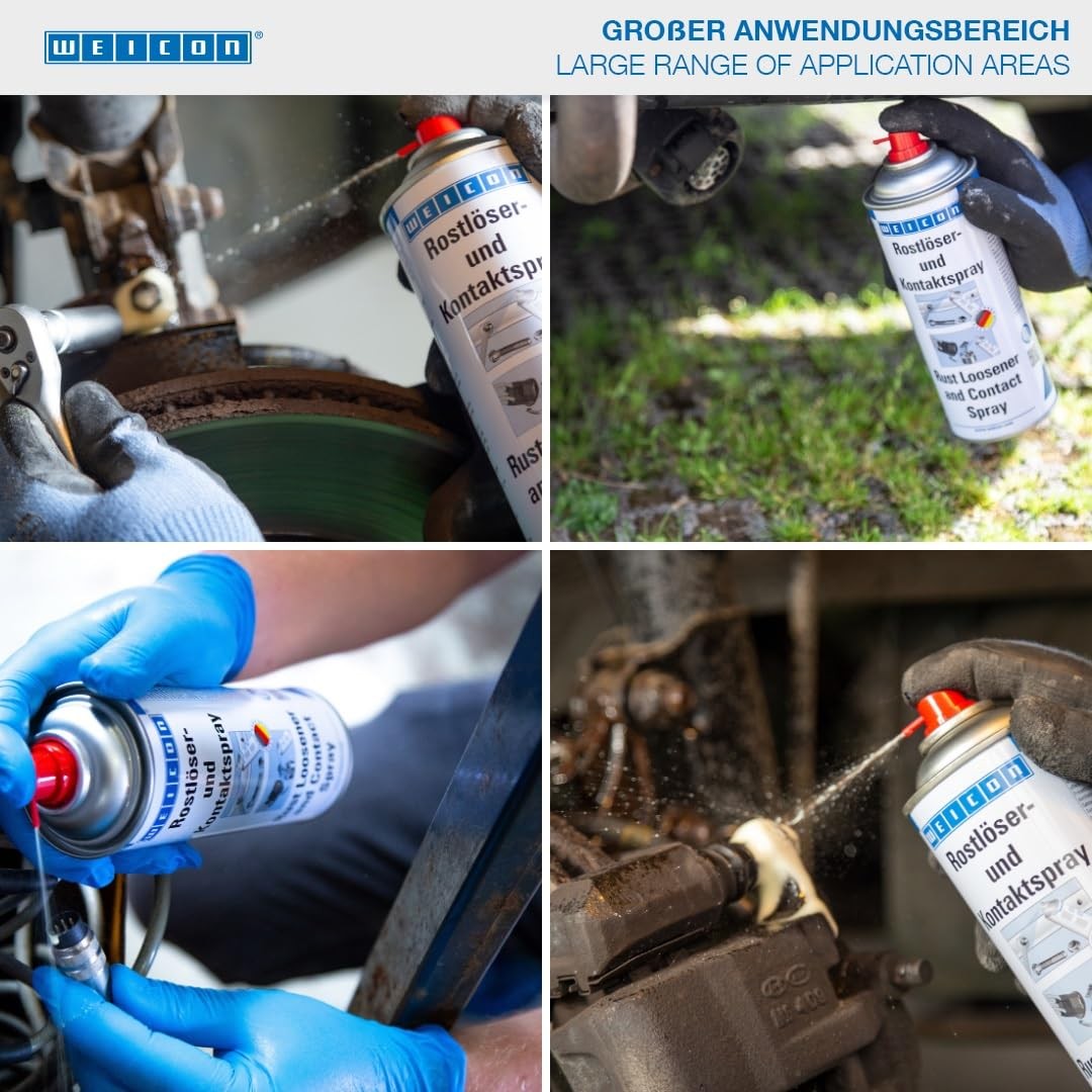 Rust Remover & Contact Spray 400ml | Quickly Dissolves Stuck Rust and Heavy...