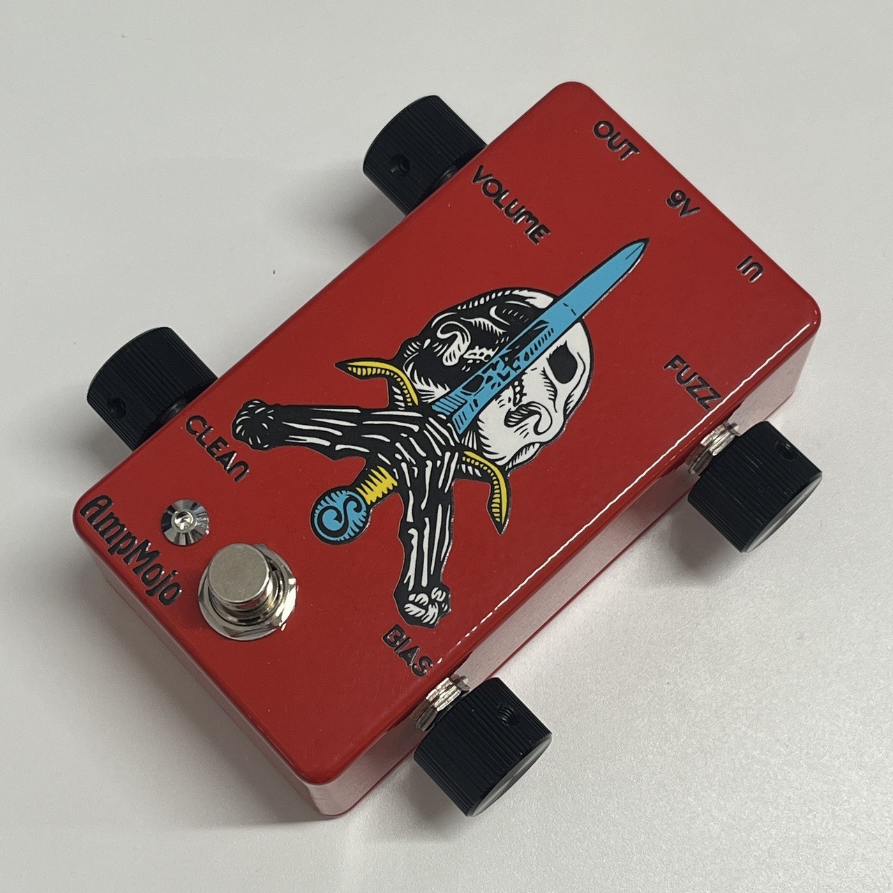 Amp Mojo Skate Fuzz Guitar Effects Pedal Silicon Fuzz Face Used