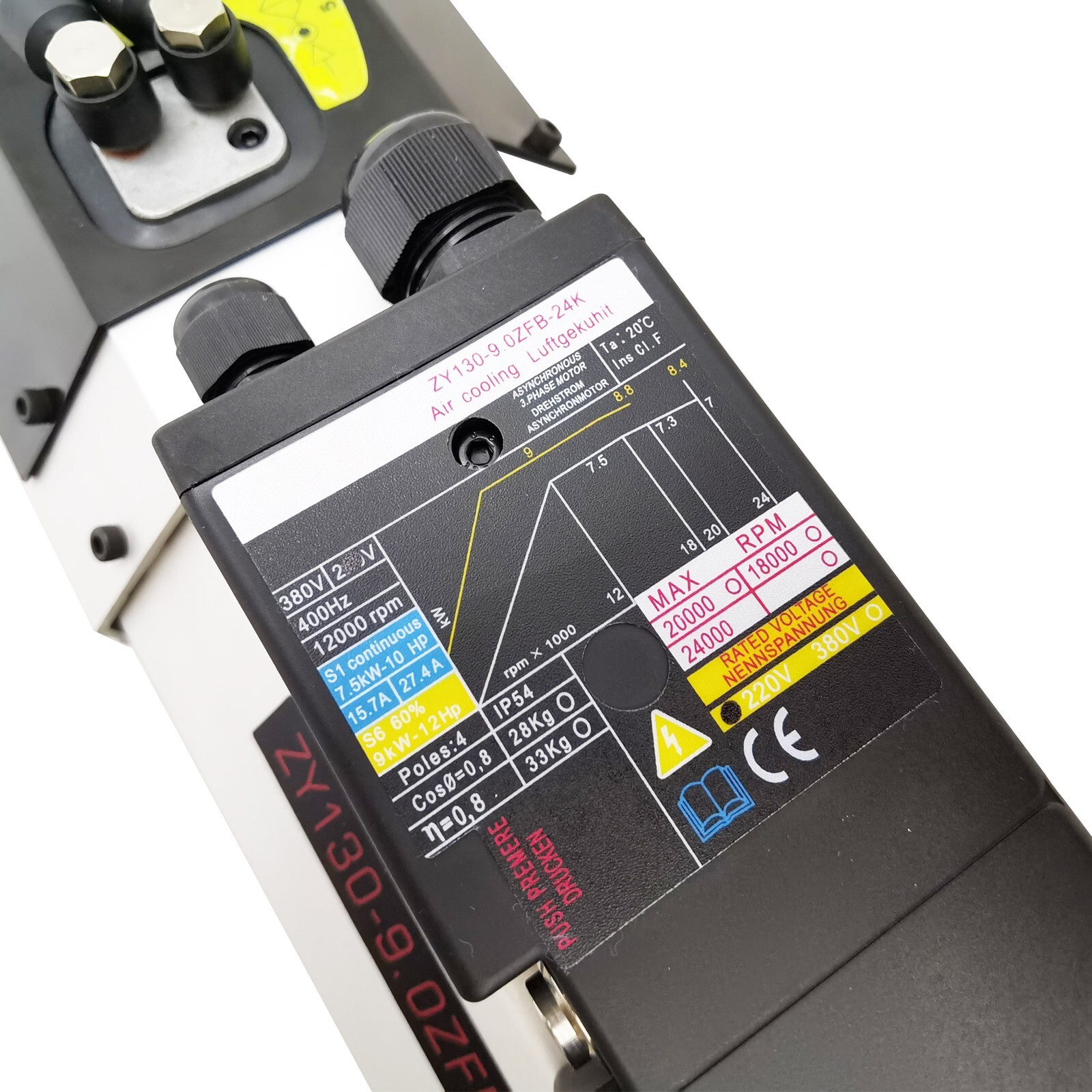 Automatic Tool Change ATC Air Cooled Spindle Motor Air-Cooled Spindle 220V