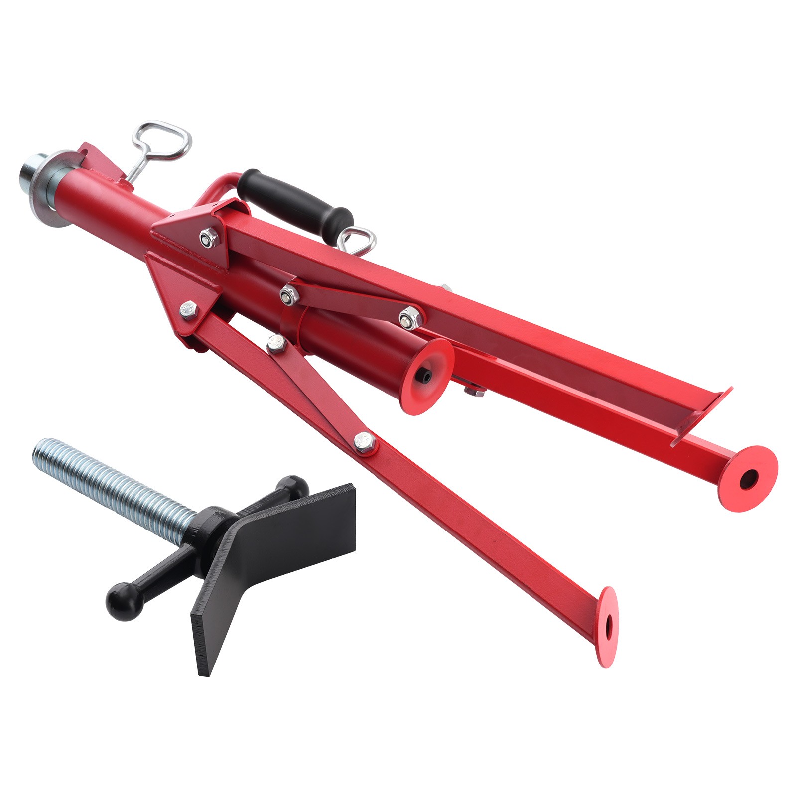 Pipe Jack Stand Steel V-Head Adjustable 28-52 Inch 2500lbs Tripod Support