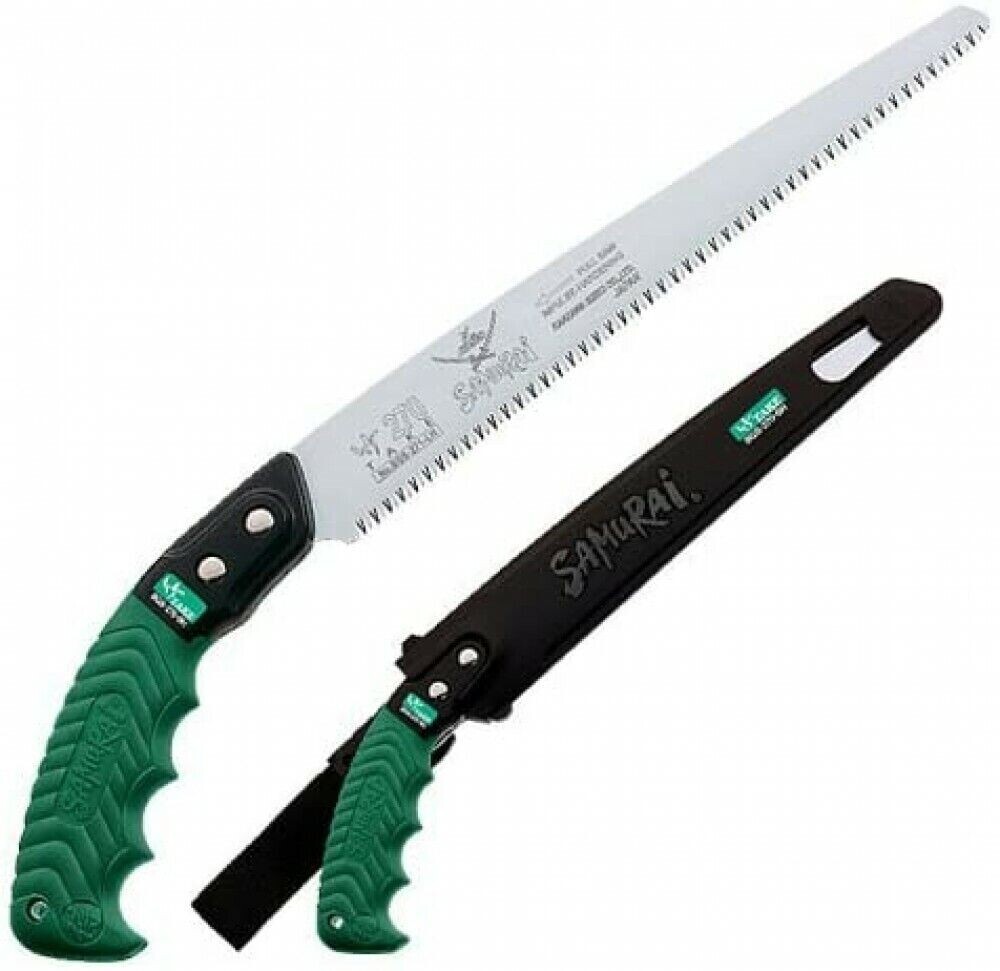 Samurai bent blade saw (with sheath) Bamboo saw Extra-fine 240mm BGS-240-SH