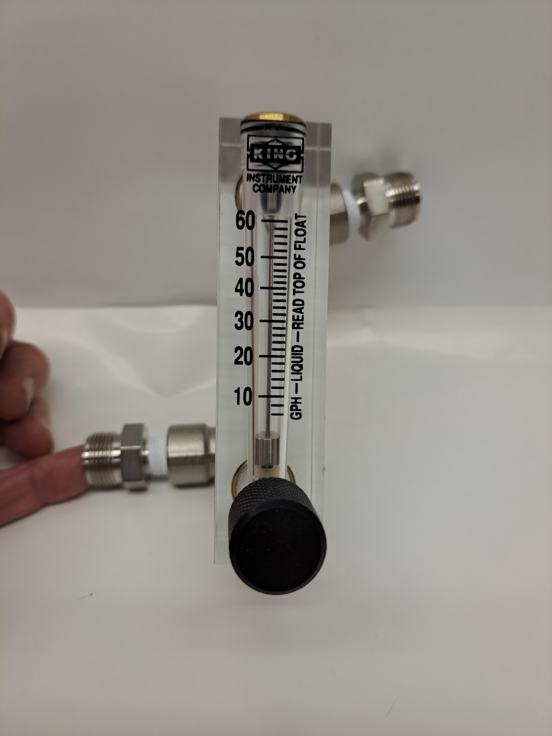 KING INSTRUMENT 75301112C-10 Panel - mounted flow meter  NEW out of box