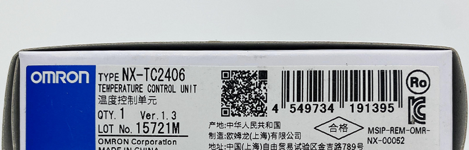 NEW Omron NX-TC2406 Temperature control unit