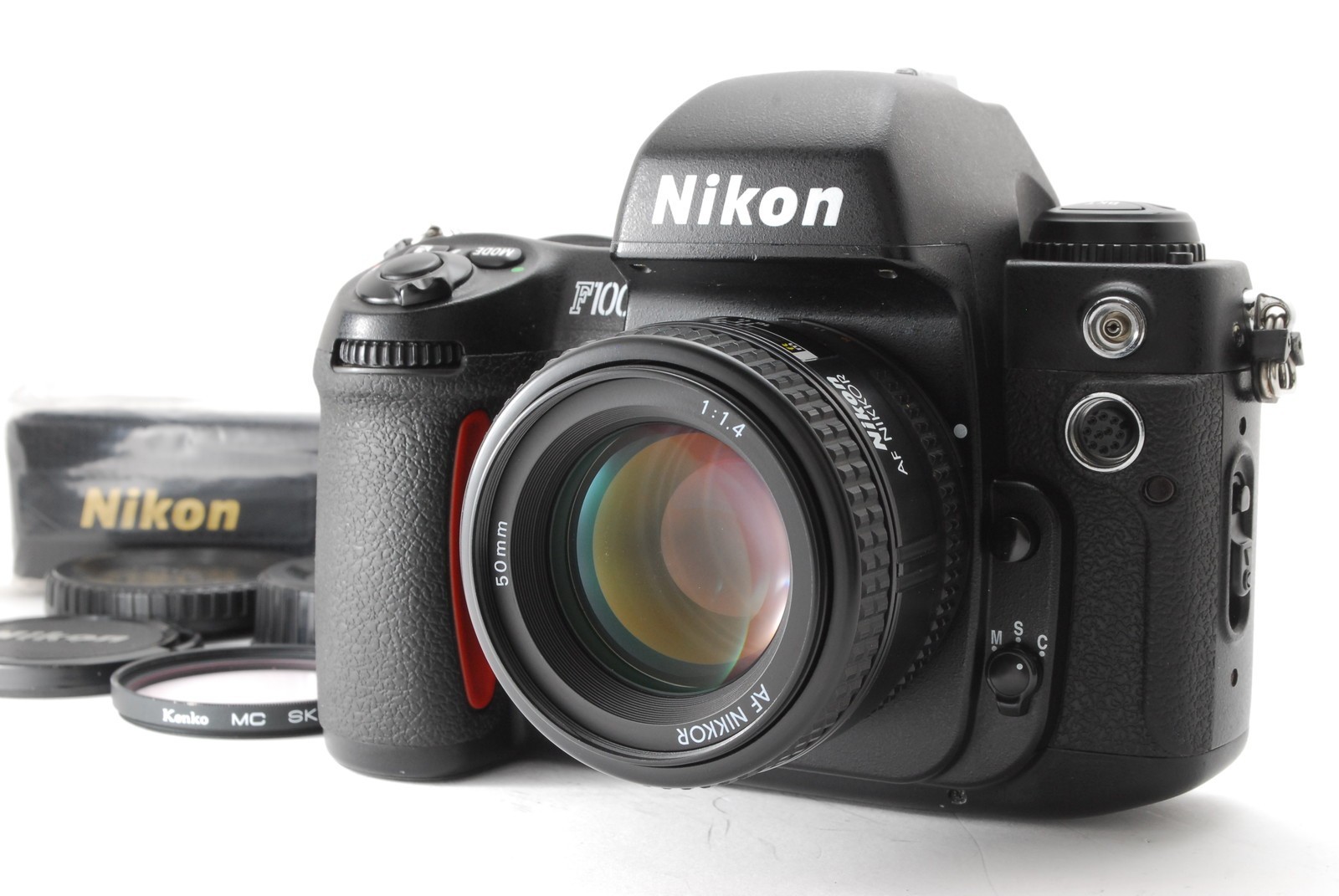 【N.MINT】 Nikon F100 35mm Film Camera w/ Strap + AF 50mm F1.4 Lens from JAPAN P75