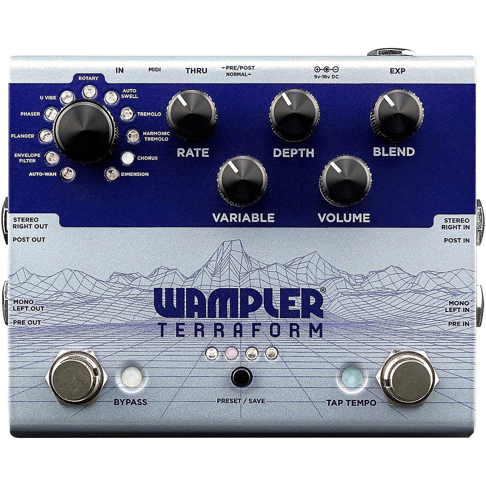 Wampler Terraform Modulation MultiEffects Pedal